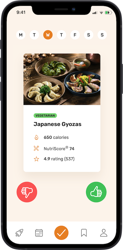 Ipone omnifood app screen